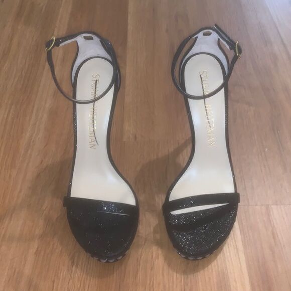 Stuart Weitzman Nudist Disco Pearl Sandals - Picture 8 of 11